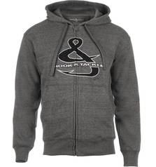 HOOK & TACKLE HOODIE GREY