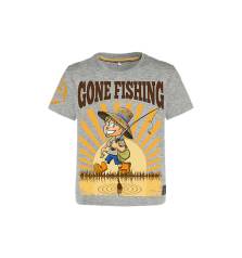 HOTSPOT DESIGN T-SHIRT CHILDREN GONE FISHING 5-6yrs