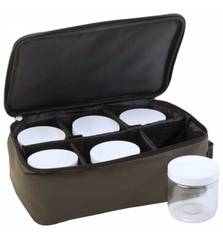VORTEKS 6 BAIT POTS BAG