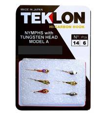 TEKLON FLIES ASSORT TUNGSTEN PERDIGON NYMPHS