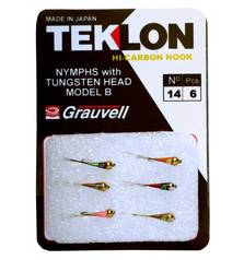 TEKLON FLIES ASSORT TUNGSTEN PERDIGON NYMPHS