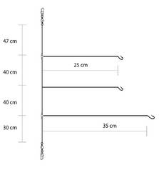 ASARI COMPETITION TRIPLE HOOK LEADER 157CM