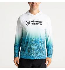 ADVENTER & FISHING UV HOODIE BLUEFIN TREVALLY