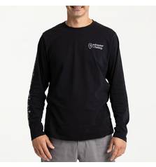 ADVENTER & FISHING T-SHIRT LONG SLEEVE BLACK