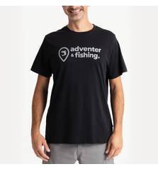 ADVENTER & FISHING T-SHIRT BLACK
