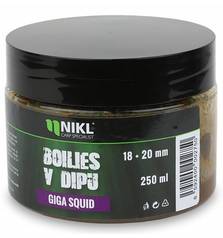 NIKL BOILIES IN DIP GIGA SQUID 18+20mm 250g