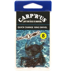 CARP R US QUICK CHANGE RING SWIVEL 8