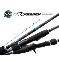 BLACK HOLE KRAKEN METALICO BOAT SQUID S-702MH 2.14m max.150g PE0.6-1.2
