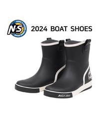 BLACK HOLE RUBBER GRIP NON SLIP BOAT SHOES