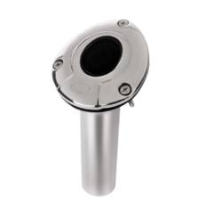 EVOLUTION COASTAL PREMIUM STAINLESS STEEL FIXED ROD HOLDER WITH DRAIN ATTACHEMENT SWIVEL #30 DEGREE