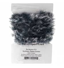 SEMPERFLI SYNTHETIC RABBIT ZONKER #SLOTH GREEN