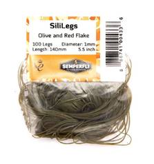 SEMPERFLI SILILEGS #OLIVE RED FLAKE