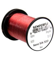 SEMPERFLI NANO SILK 50D 50m 12/0 #RED