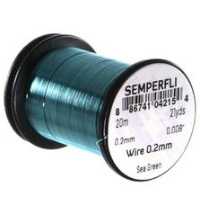 SEMPERFLI TYING WIRE 0,2mm #SEA GREEN