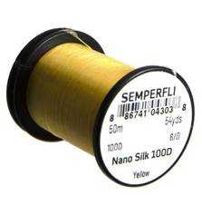 SEMPERFLI NANO SILK 100D 50m 6/0 #YELLOW