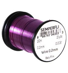 SEMPERFLI WIRE 0,2mm #BABY PINK