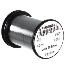 SEMPERFLI WIRE 0.2mm #BRIGHT SILVER