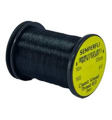 SEMPERFLI CLASSIC WAXED THREAD 6/0 150D 110M #BLACK