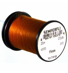 SEMPERFLI FLOSS 2/0 #HOT ORANGE