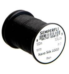 SEMPERFLI NANO SILK 100D 100m 6/0 #BLACK PLUS