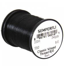 SEMPERFLI WAXED THREAD 8/0 #BLACK