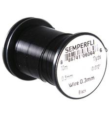SEMPERFLI TYING WIRE 0,3mm #BLACK
