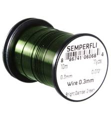 SEMPERFLI TYING WIRE 0,3mm #DAMSEL GREEN