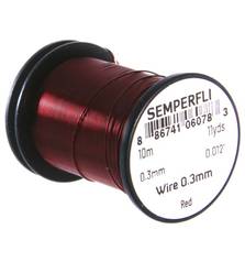 SEMPERFLI TYING WIRE 0,3mm #RED