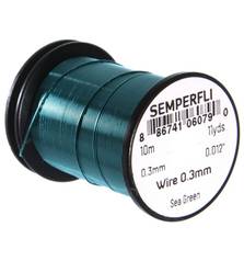 SEMPERFLI TYING WIRE 0,3mm #SEA GREEN
