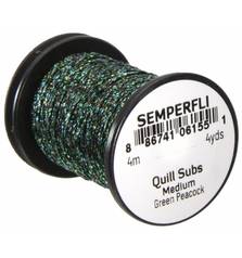 SEMPERFLI PEACOCK QUILL SUBS #MEDIUM GREEN PEACOCK