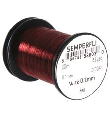 SEMPERFLI WIRE 0,1mm #RED