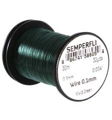 SEMPERFLI WIRE 0,1mm #VIVID GREEN