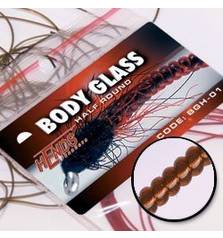 HENDS BODY GLASS ROUND Rusty brown