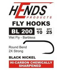 HENDS FLY HOOKS BL200 BARBLESS