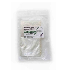 CASTAWAY PVA SOLID BAGS 60mm x 105mm 25kos