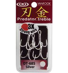 VANFOOK DT-68S 3X STRONG TREBLE HOOKS