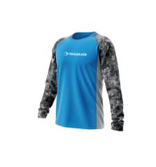 FISHWALKER EXPLORER LONG SLEEVE SKY BLUE CAMO XL