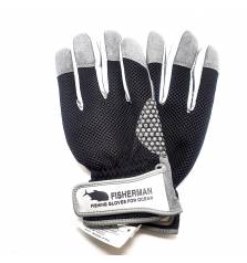 FISHERMAN PREMIUM SUPER COOL GLOVES BLACK#XL