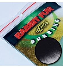 HENDS RABBIT FUR DUBBING Black