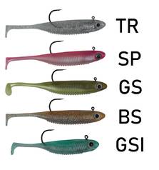 NESA LURES SEA BASS SHAD 6CM 6g 3pcs