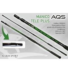 AQS MANICO TELESCOPIC NET HANDLE 2m