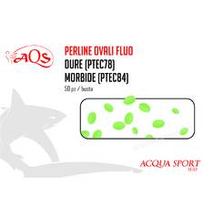 AQS SOFT OVAL BEADS GREEN