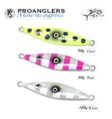 KS PROANGLERS SLOW JIG 90g #ZEBRA ROSE/PINK