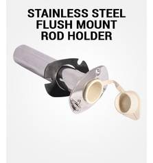 MAXEL ALUMINIUM FLUSH MOUNT ROD HOLDER MRH09