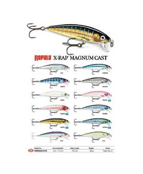 RAPALA X-RAP MAGNUM CAST 10CM 42G #HDBTO