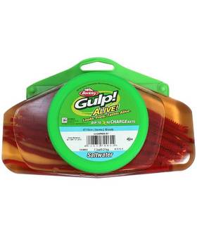 BERKLEY GULP ALIVE SANDWORM 15CM SALTWATER 510g large pack #Bloody