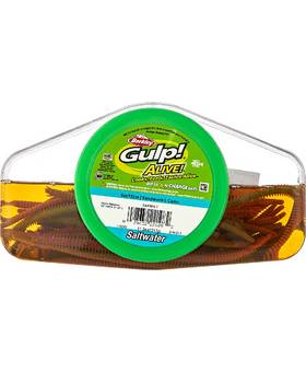 BERKLEY GULP ALIVE SANDWORM 15cm SALTWATER 206g #camo