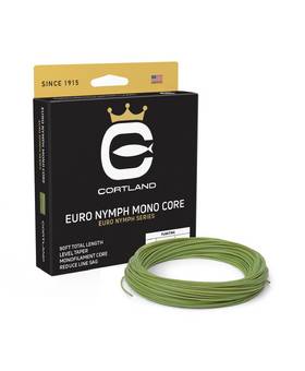 CORTLAND EURO NYMPH MONO CORE FLOATING LEVEL .017 90FT GECKO GREEN