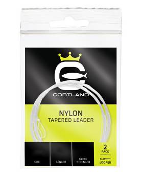 CORTLAND NYLON TAPRED LEADER 7.5FT 2PCS