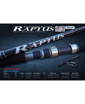 OCEANS LEGACY RAPTUS POPPING TUNED RODS